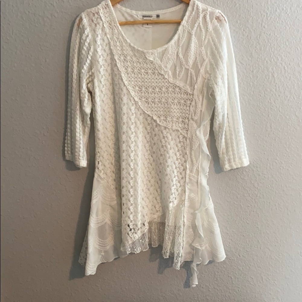 Ferattelli tunic top- size small